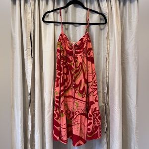 Vintage manuhealii red dress